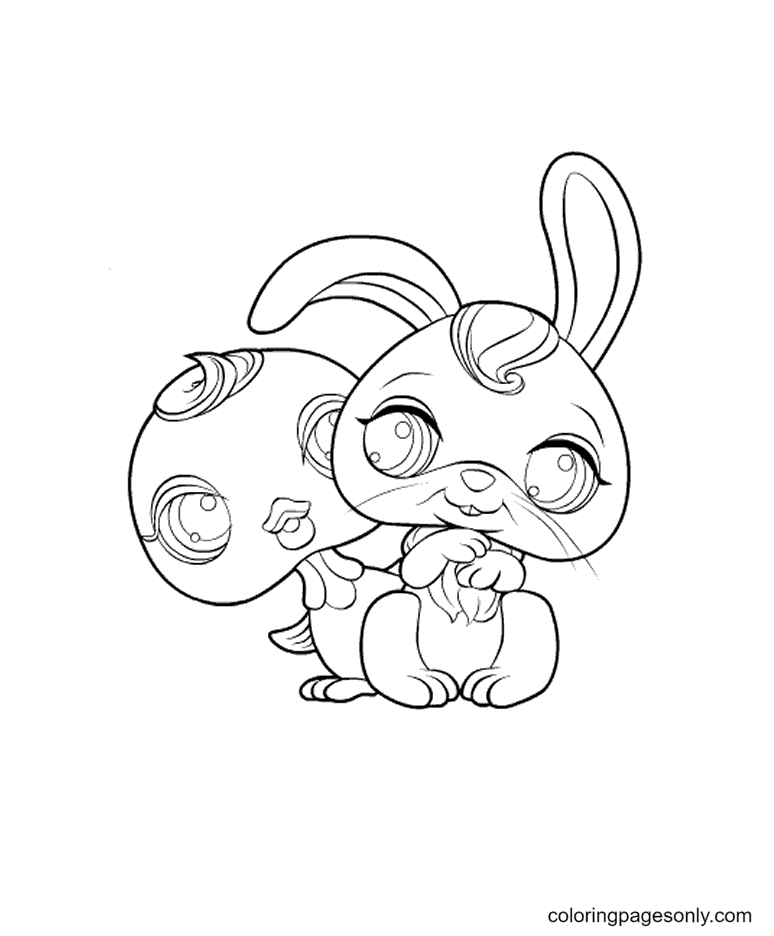 Littlest pet shop coloring pages printable for free download