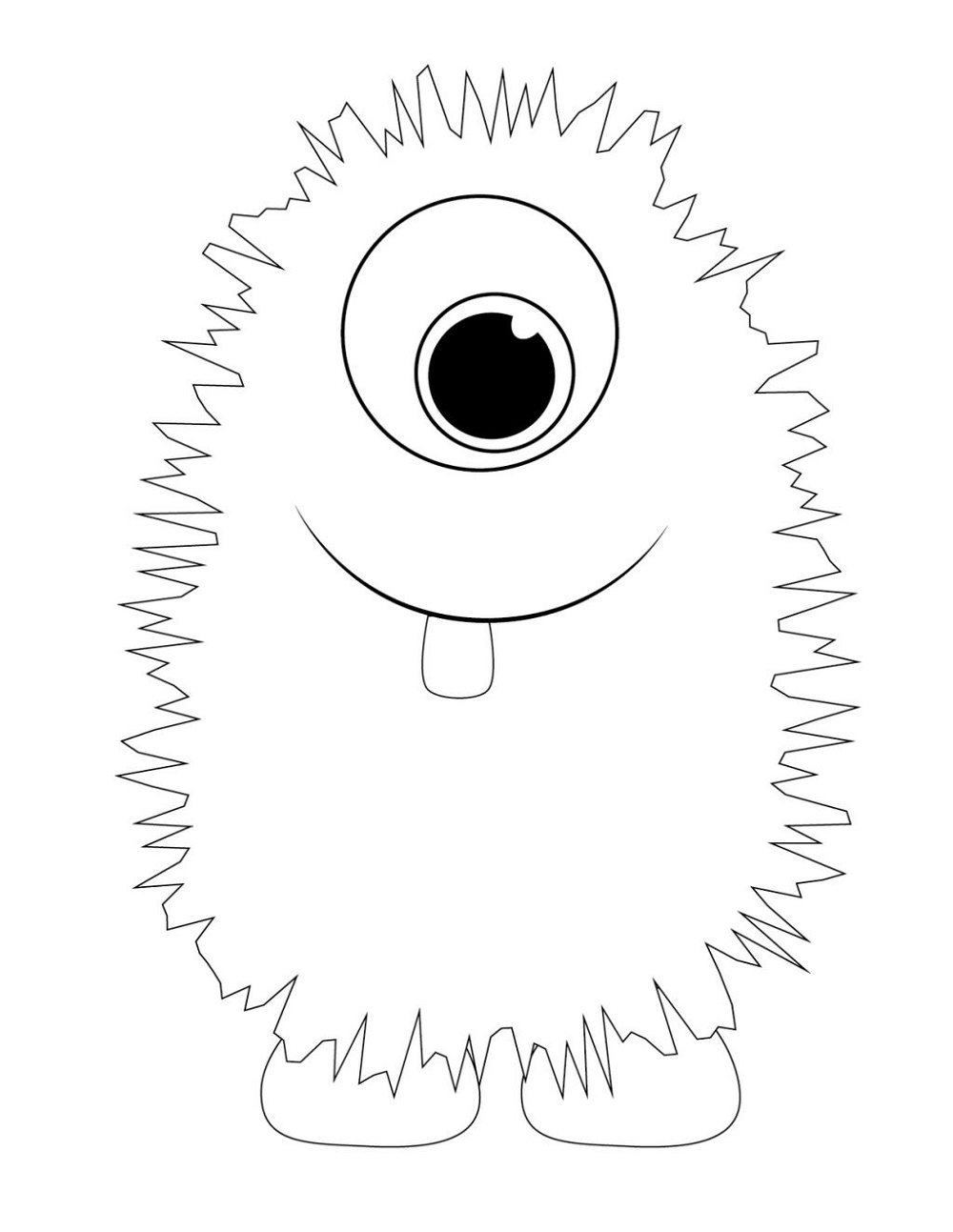 Monster coloring pages free download edutive printable monster coloring pages monster crafts monster birthday parties