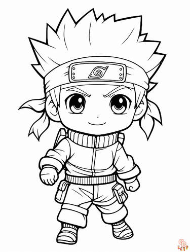 Engaging naruto coloring pages for creative fun by gbcoloring on