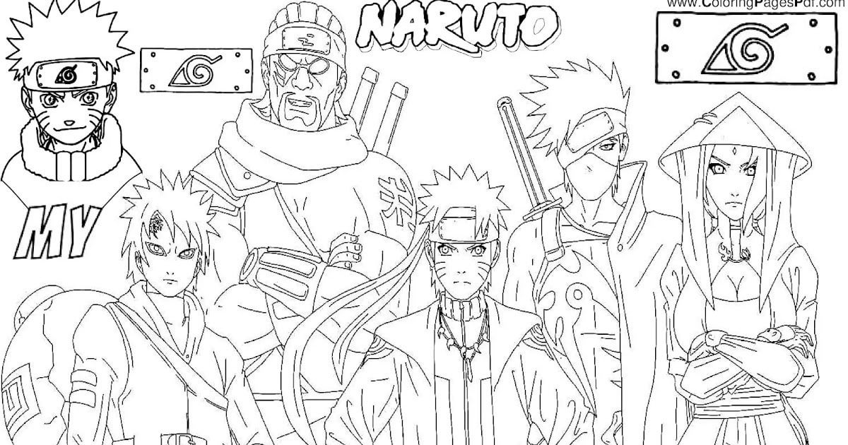 Anime coloring pages naruto rcoloringpagespdf