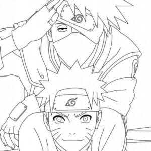 Naruto coloring page printable for free download