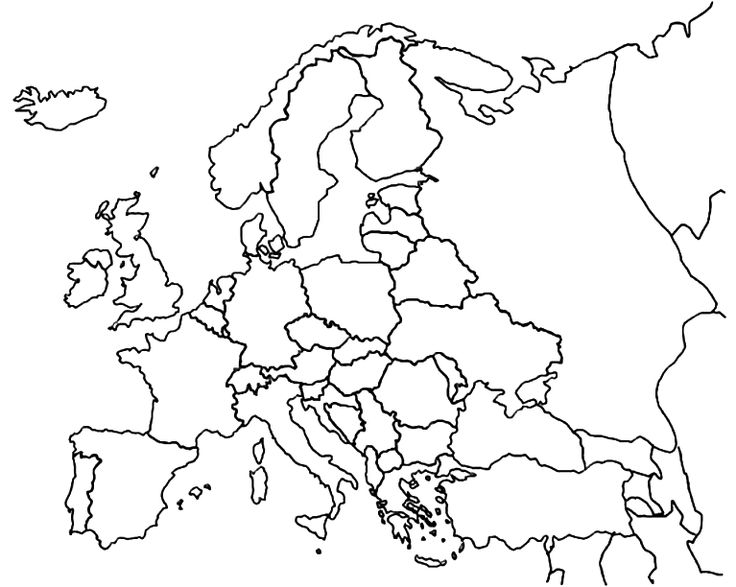 Europe continent coloring page world map coloring page europe map coloring pages for teenagers