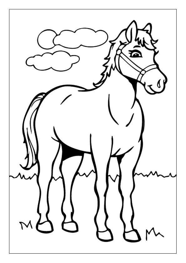 Horse coloring pages free printable coloring sheets for kids