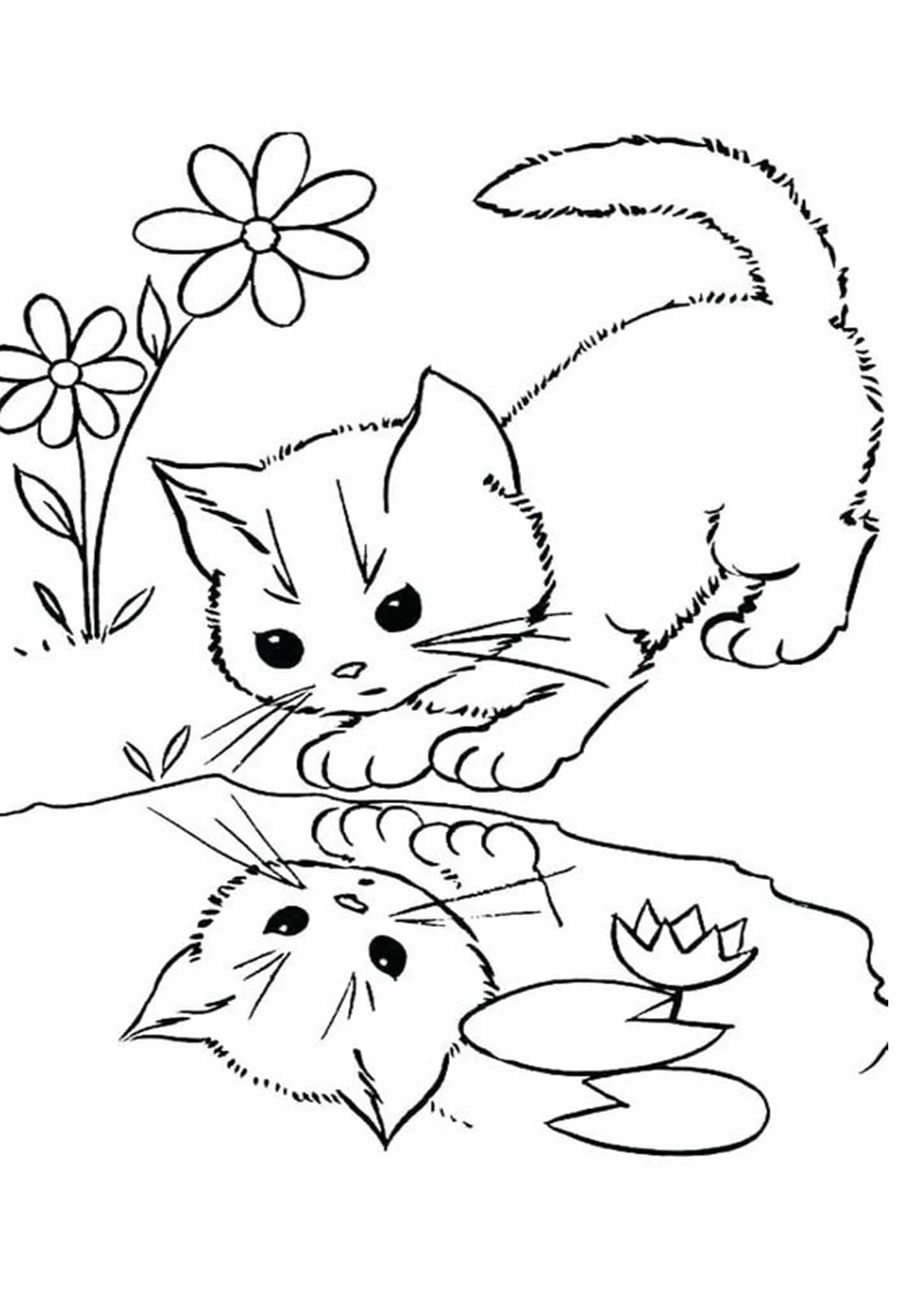 Free easy to print kitten coloring pages cat coloring page kittens coloring cute coloring pages