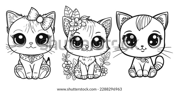 Kitten coloring page photos images and pictures