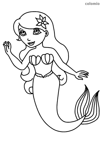 Mermaids coloring pages free printable mermaid coloring sheets