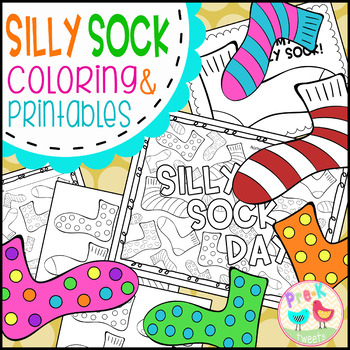 Sock coloring pages by pre