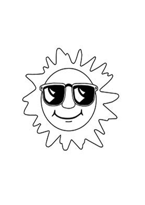 Coloring pages hot sun coloring pages