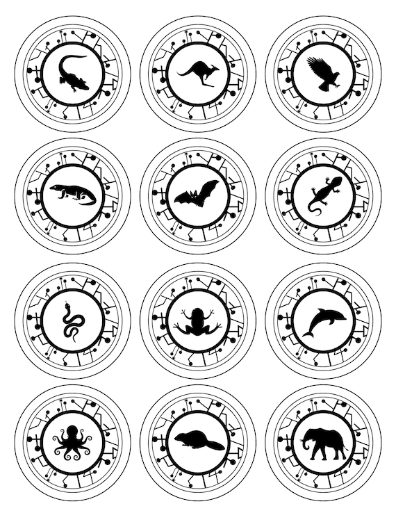 Coloring sheets creature power discs inspired printable download
