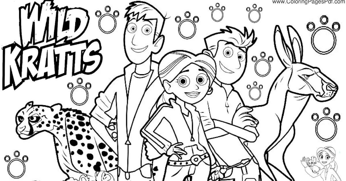Wild kratts coloring pages for adults rcoloringpagespdf