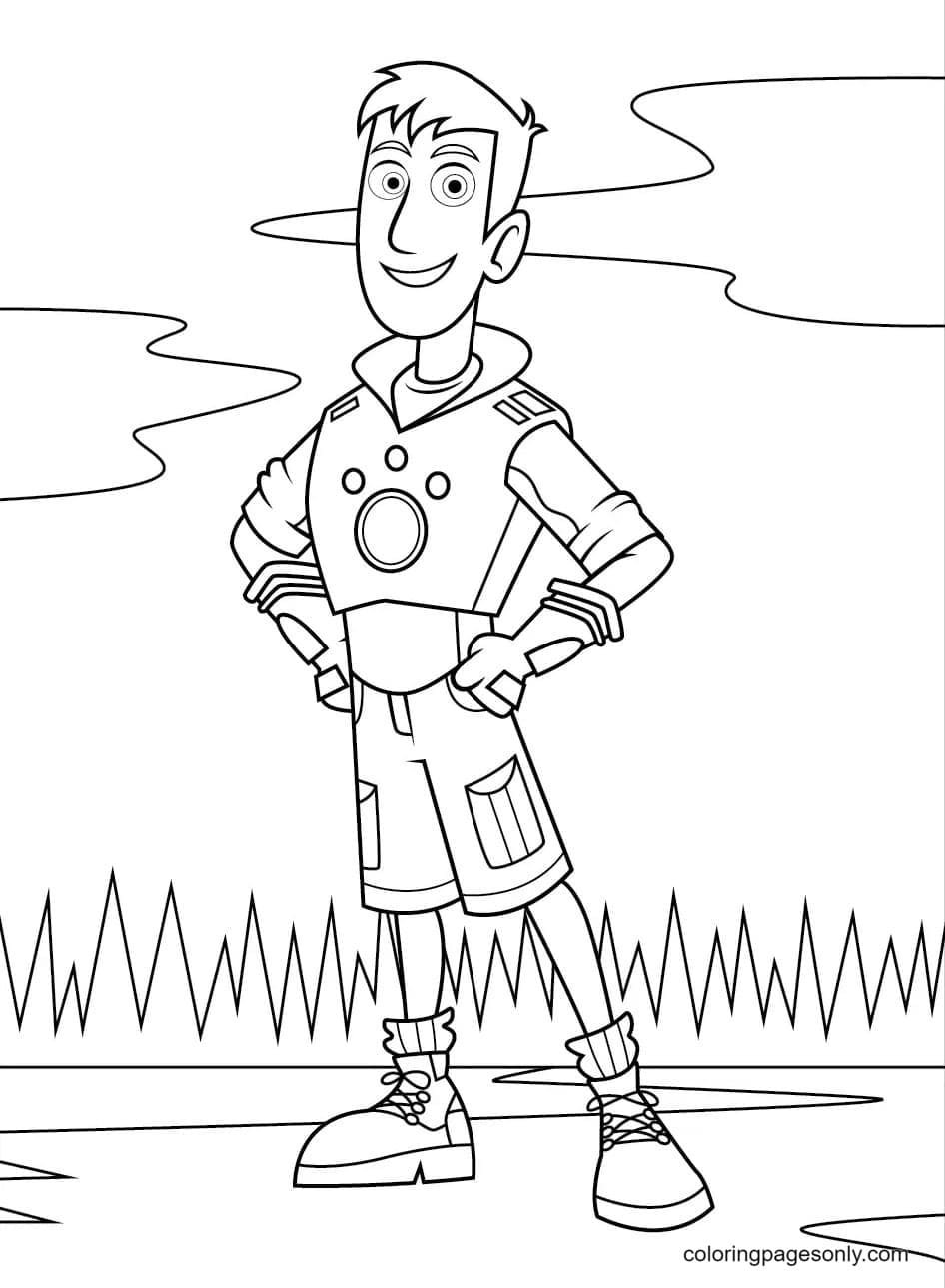 Wild kratts coloring pages printable for free download