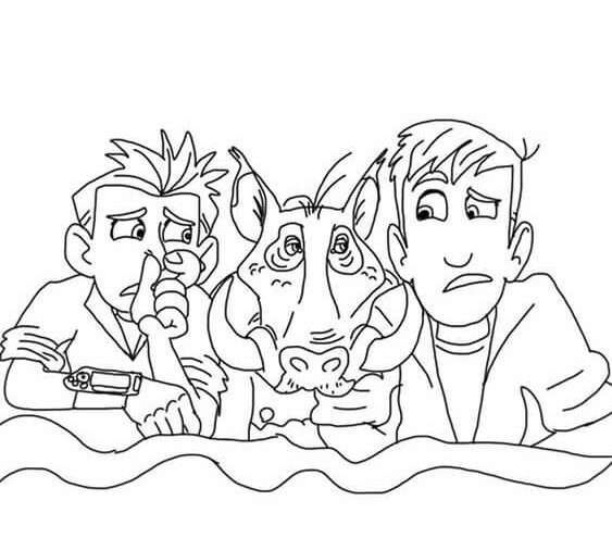 Free easy to print wild kratts coloring pages