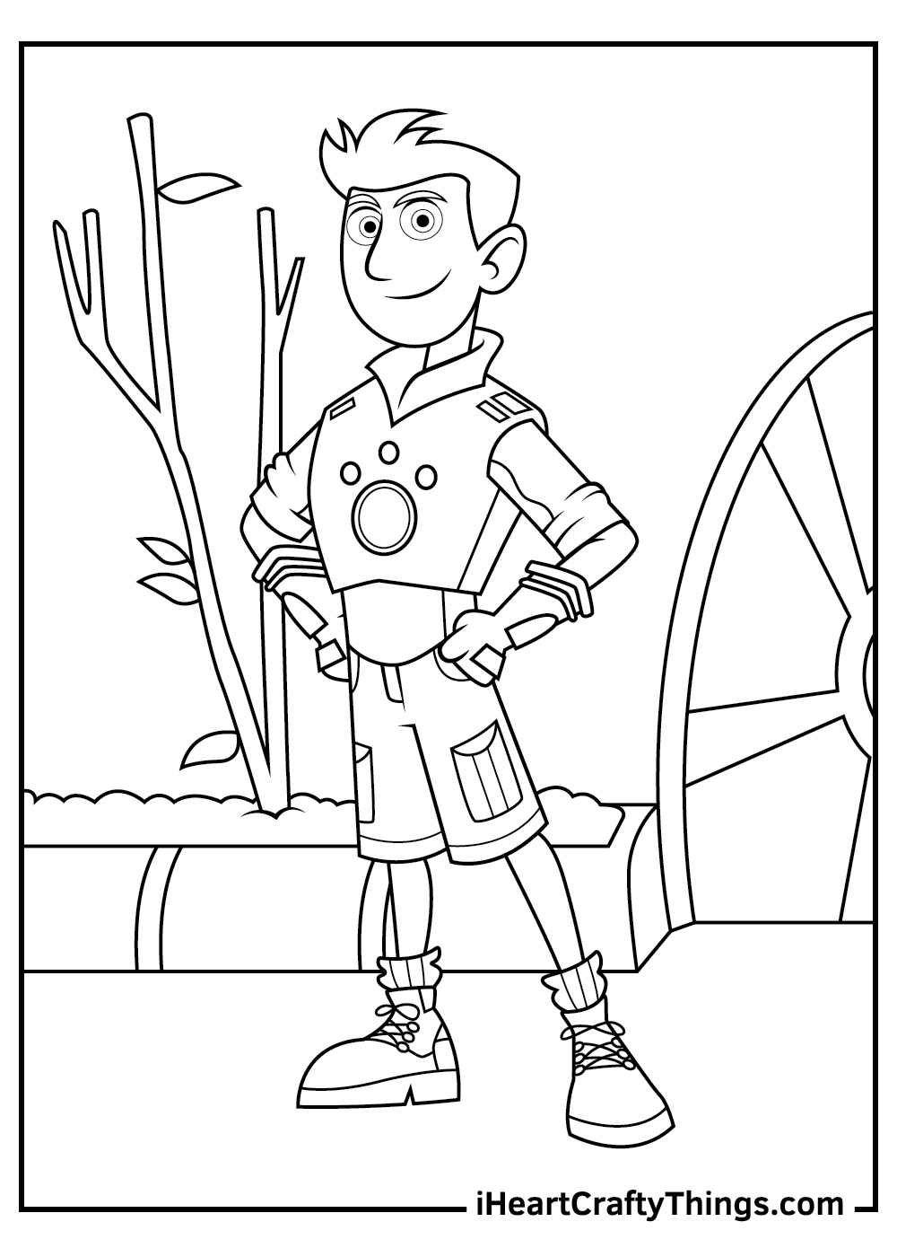 Wild kratts coloring pages free printables