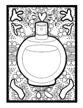 Perfume mindfulness mandala coloring pages printable coloring sheets pdf