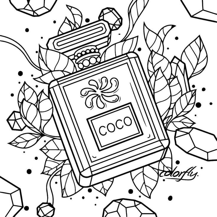 Colorfly freebie put your favorite perfume on its time to sign your own special scent you noâ mandala coloring pages fashion coloring book coloring books
