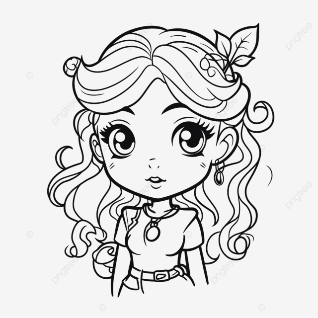 Cute little girl coloring pages outline sketch drawing vector poison ivy drawing poison ivy outline poison ivy sketch png and vector with transparent background for free download