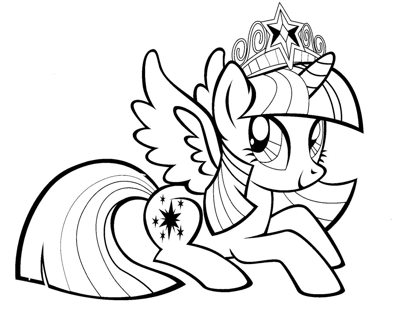 Mlp my little pony coloring page by magnificent