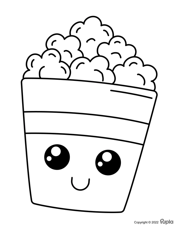 Ðï kawaii popcorn easy and cute