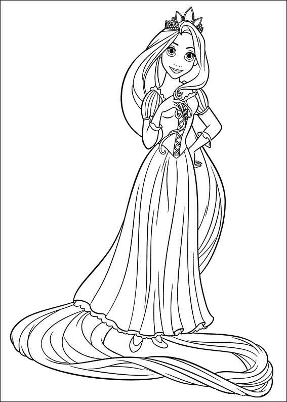 Coloring pages disney rapunzel coloring pages for kids