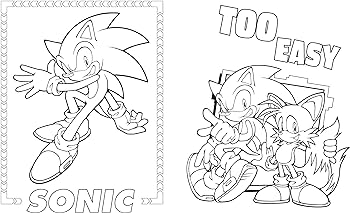 Sonic the hedgehog the official coloring book penguin young readers licenses books