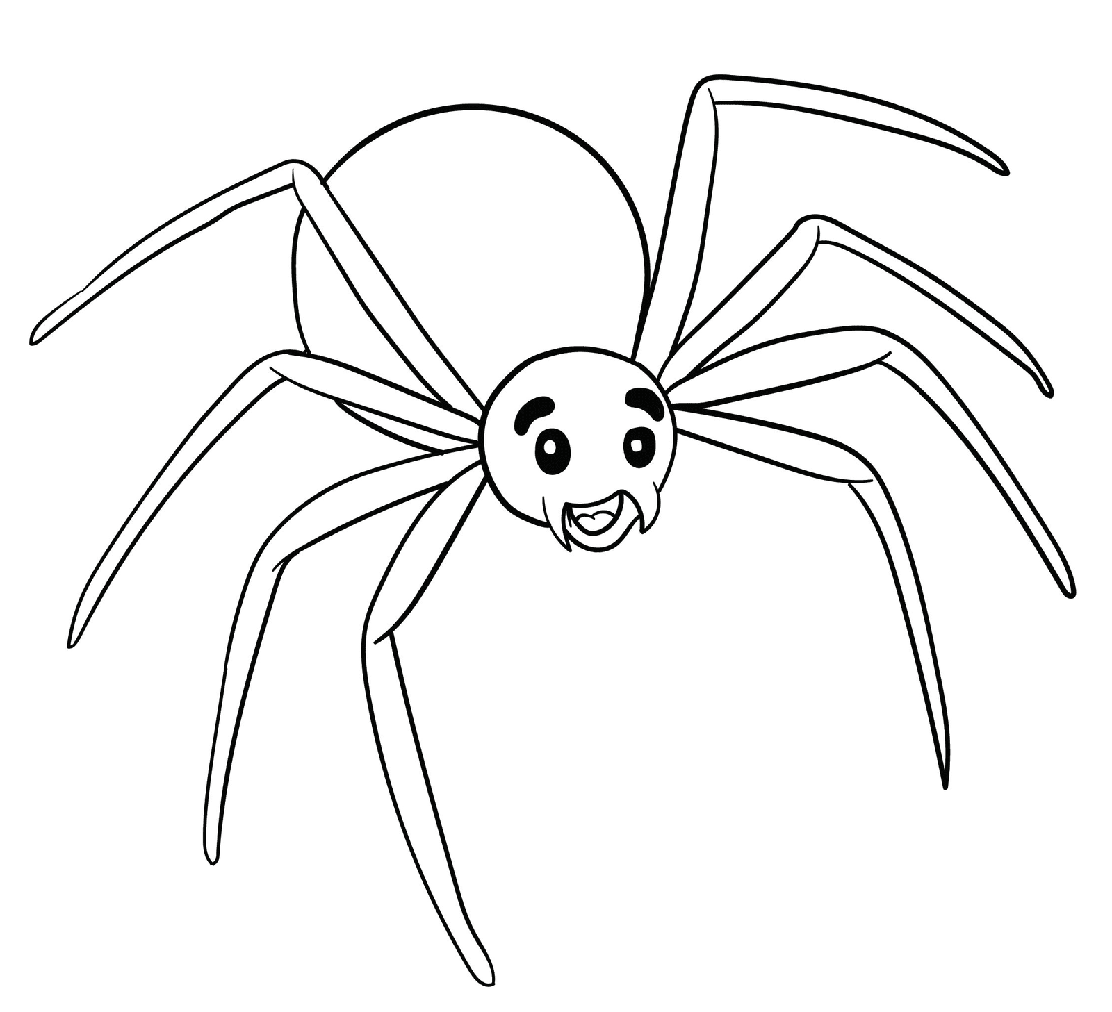 Spider coloring pages printable for free download