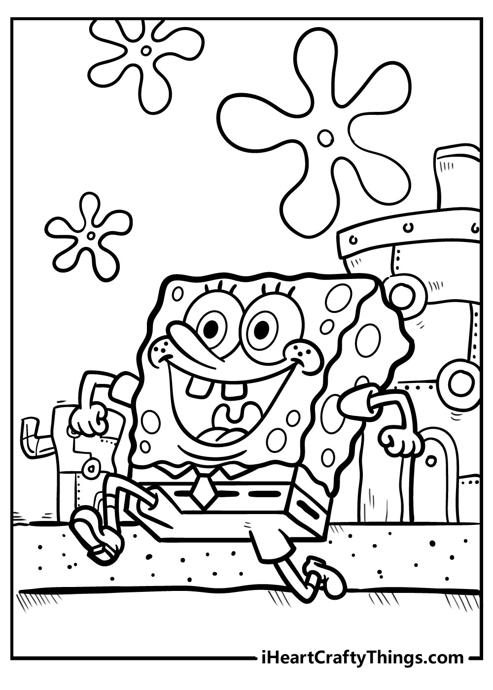 Super fun spongebob coloring pages updated
