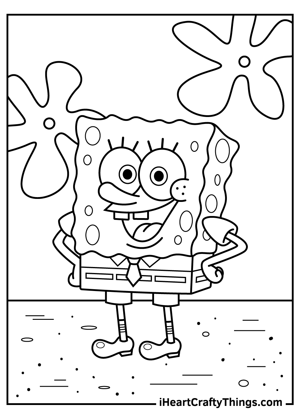 Spongebob coloring pages free printables