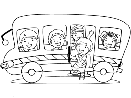 Land transportation coloring pages and printable activities