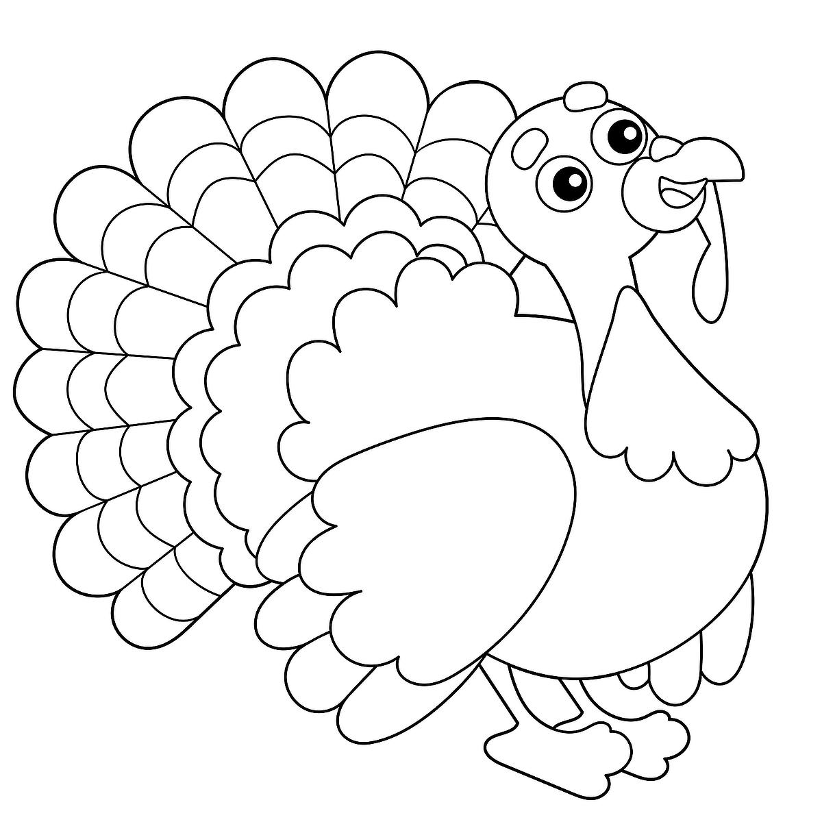 Turkey coloring pages free fun printable coloring activity pages of turkeys for thanksgiving printables mom