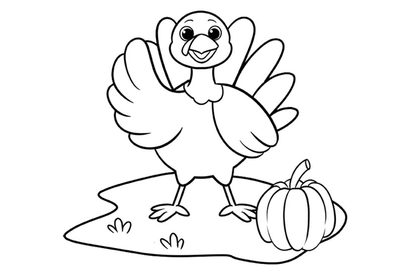Turkey coloring pages free printable turkey coloring sheets