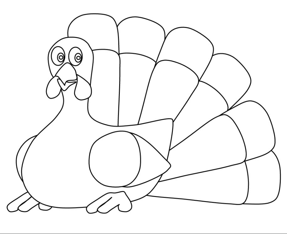 Print these free turkey coloring pages for the kids