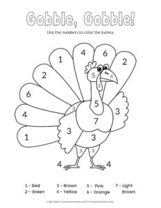 Free terrific turkey coloring pages for kids mrs merry