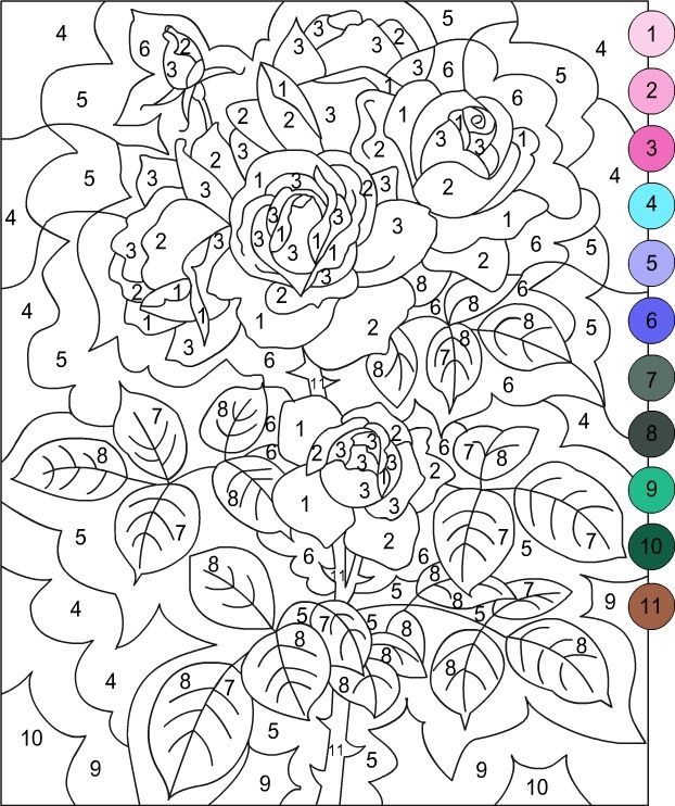 Nicoles free coloring pages color by number color by number printable free coloring pages color by numbers
