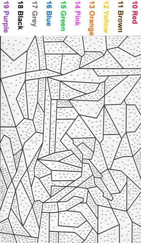 Color by number coloring pages for adults beginner color by number