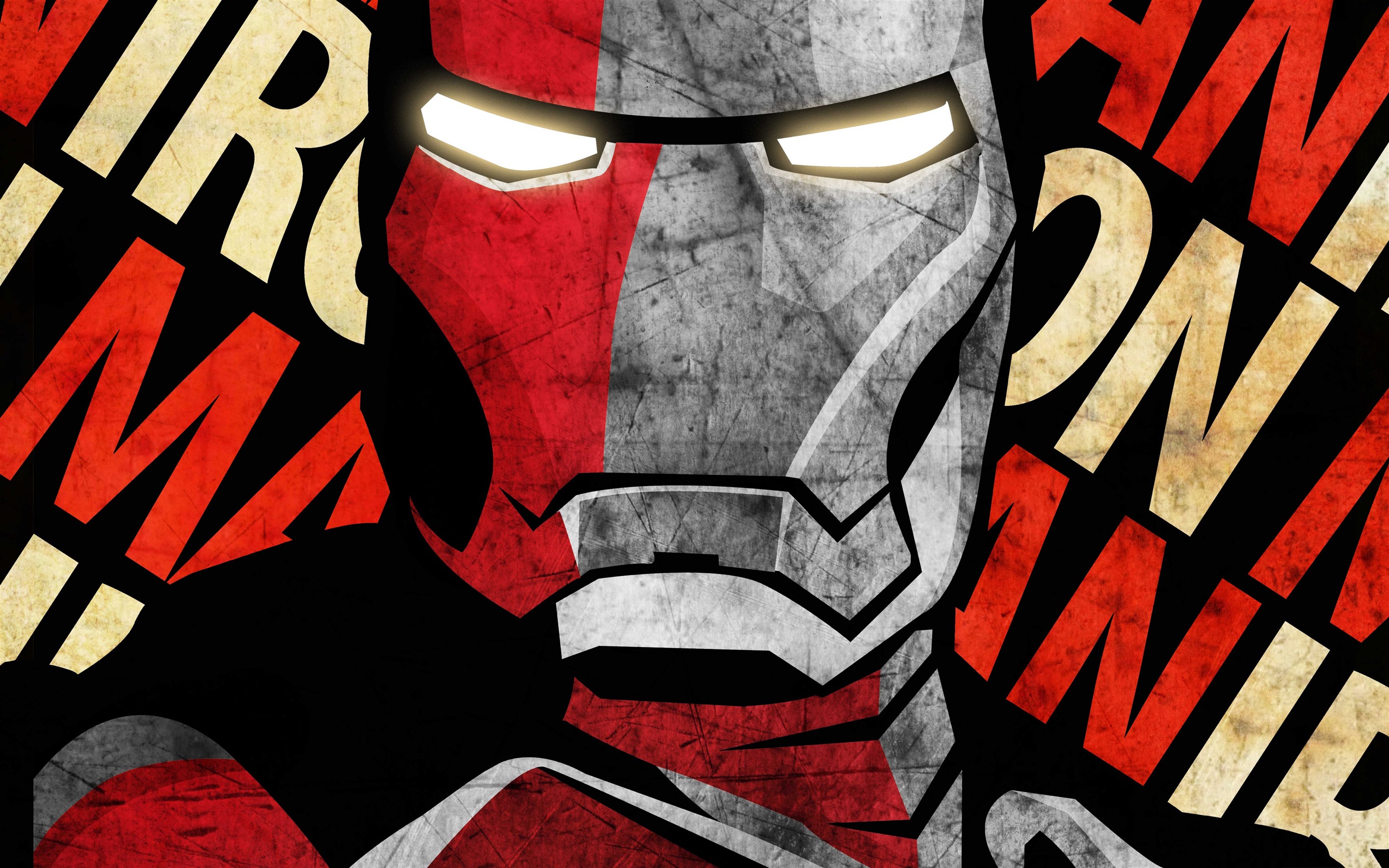 Wallpaper iron man face art picture x uhd k picture image