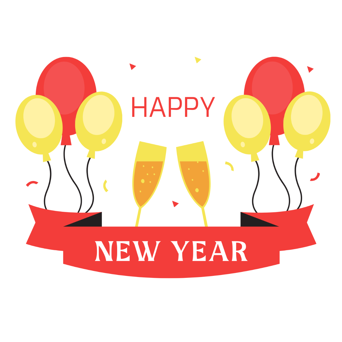 Free new year designs documents