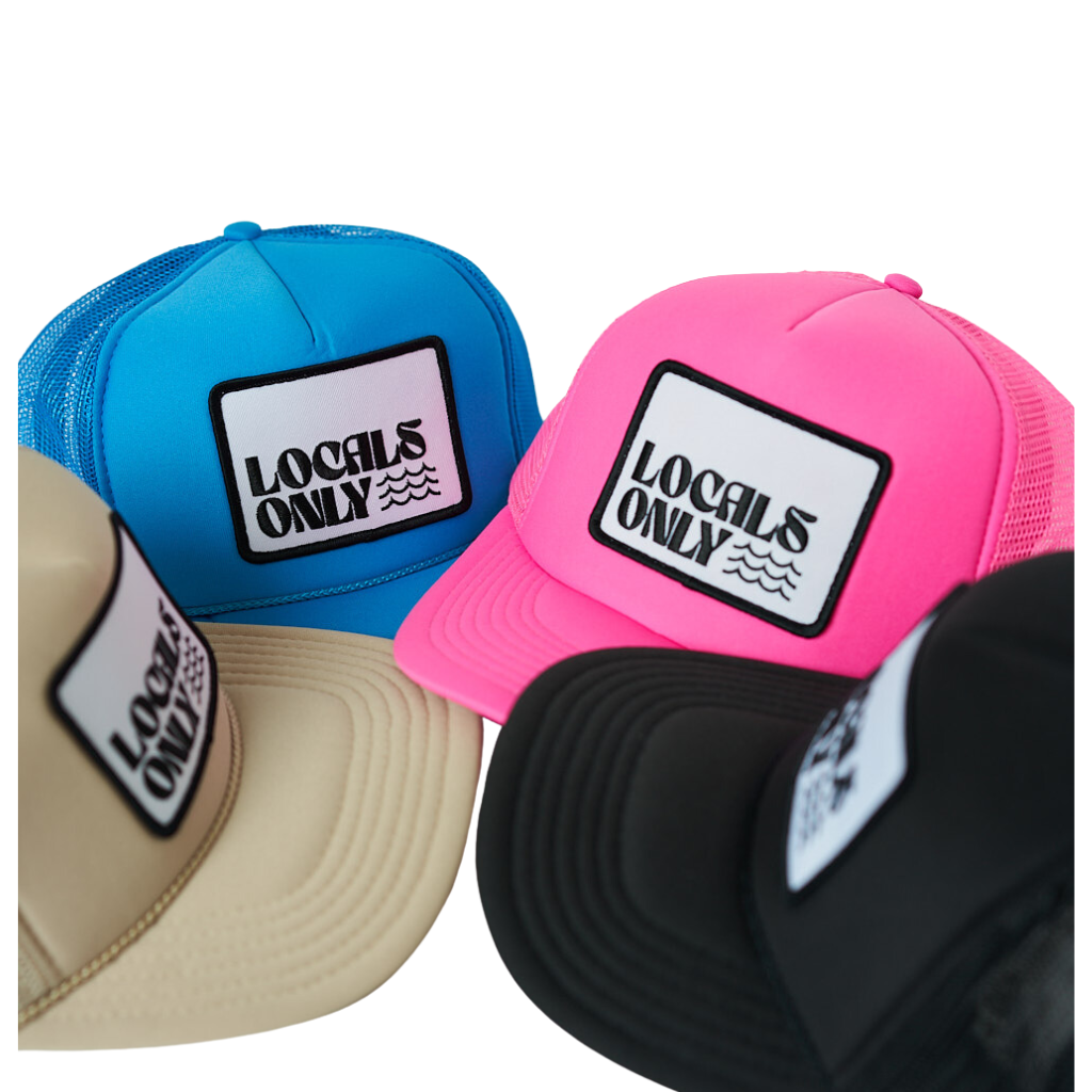 Locals only ii patch trucker hat â uptown boutique ramona