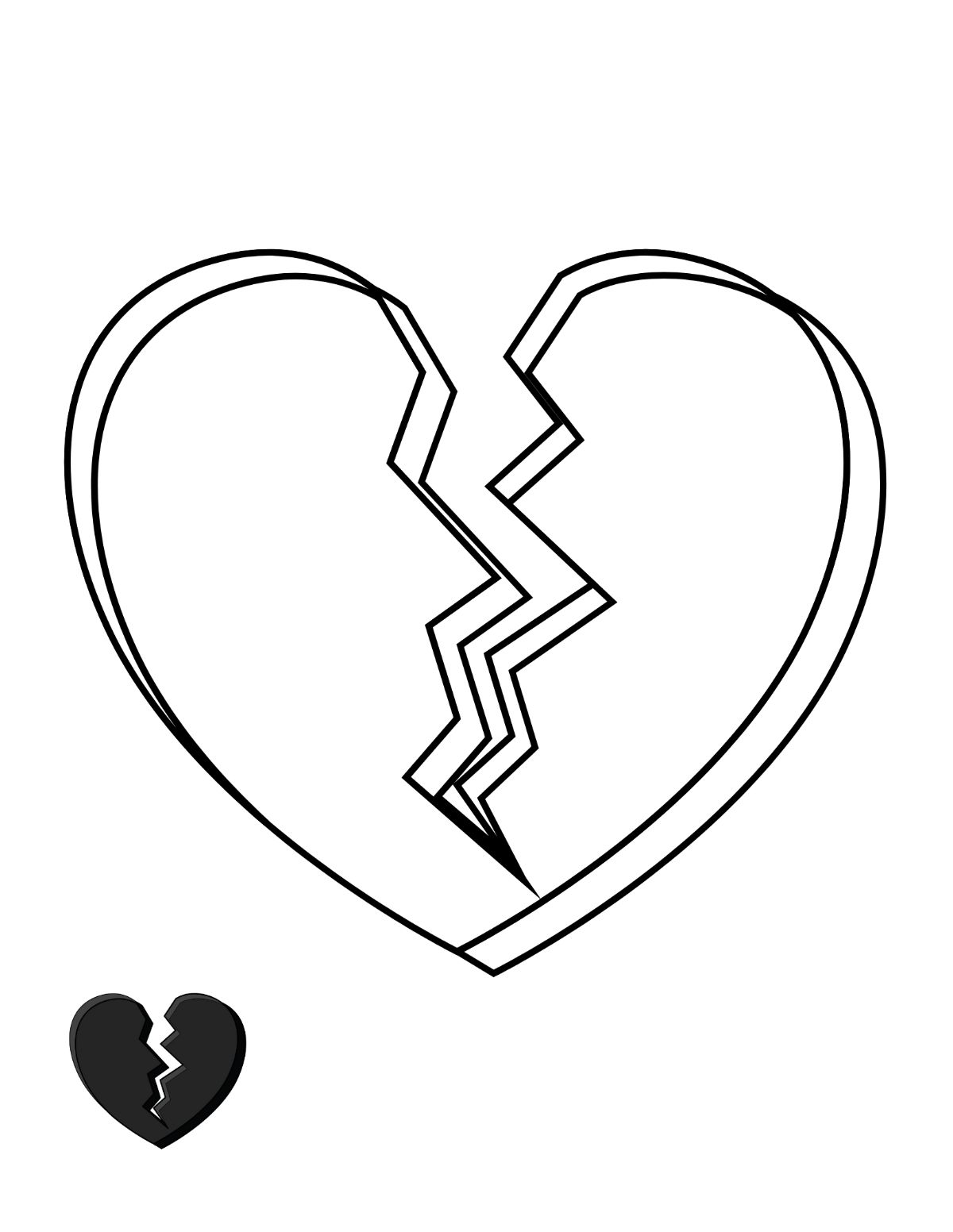 Free heart coloring pages