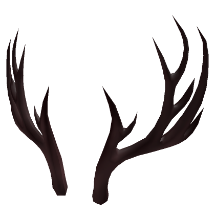 Elder deer antlers of winter brown roblox item