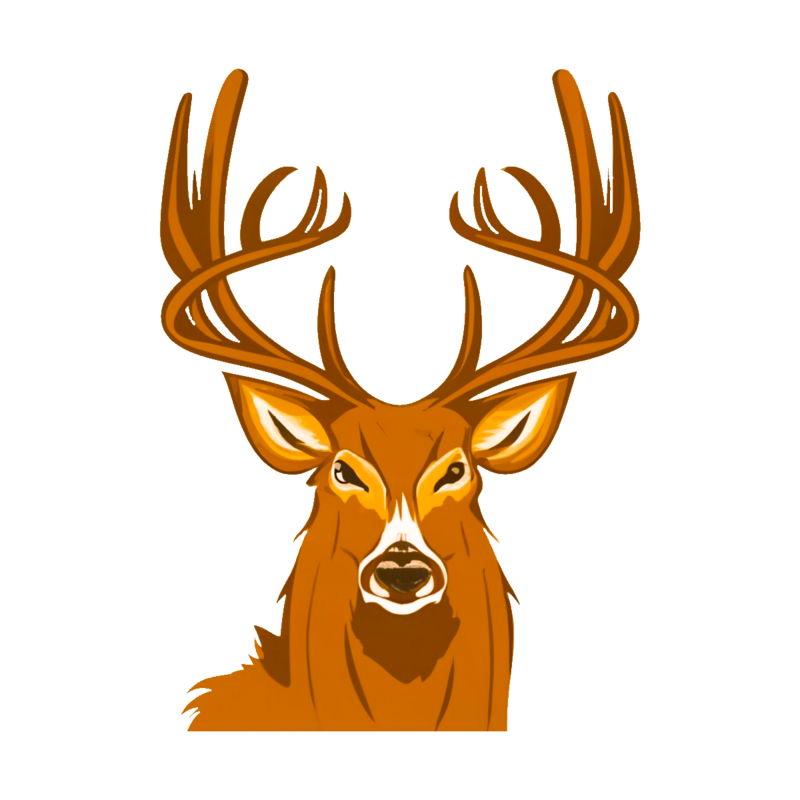 Deer logo head png png images psd free download
