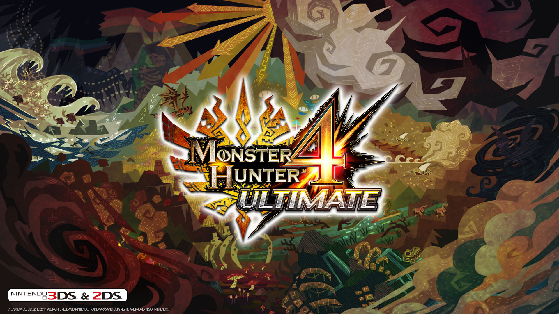 Wallpaper monster hunter ultimate video games nintendo ds x