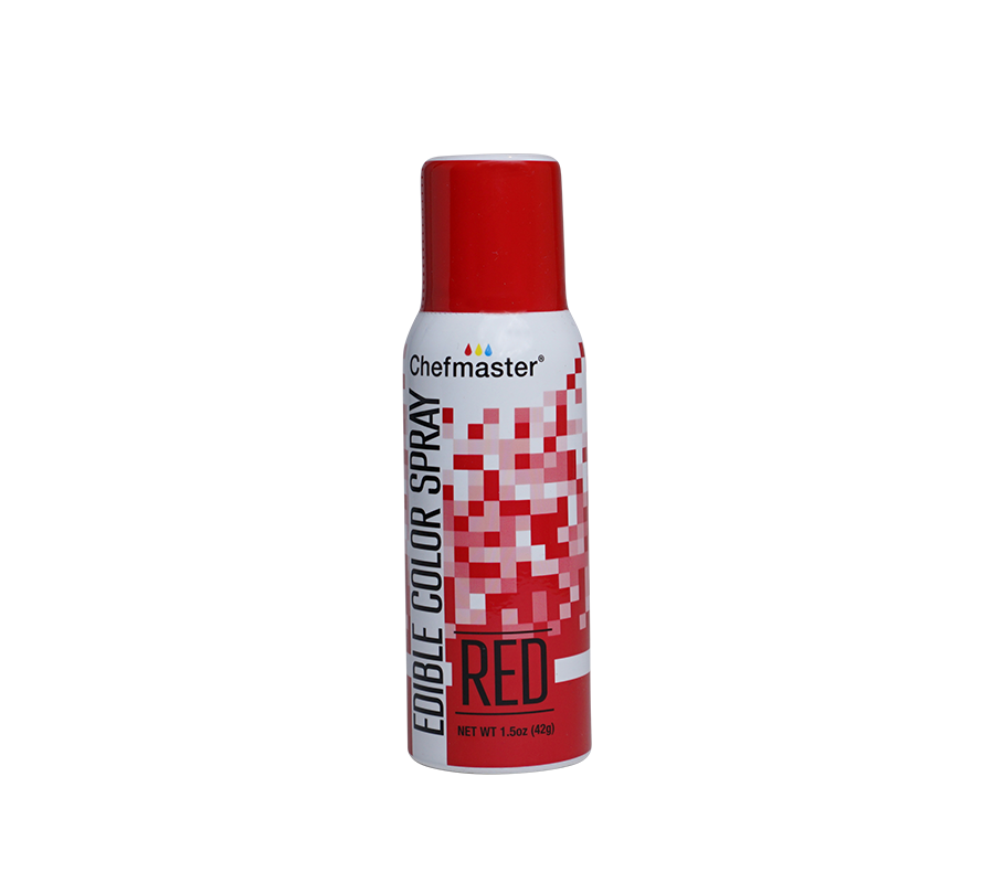Red edible color spray oz â