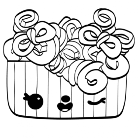 Food coloring pages printable for free download