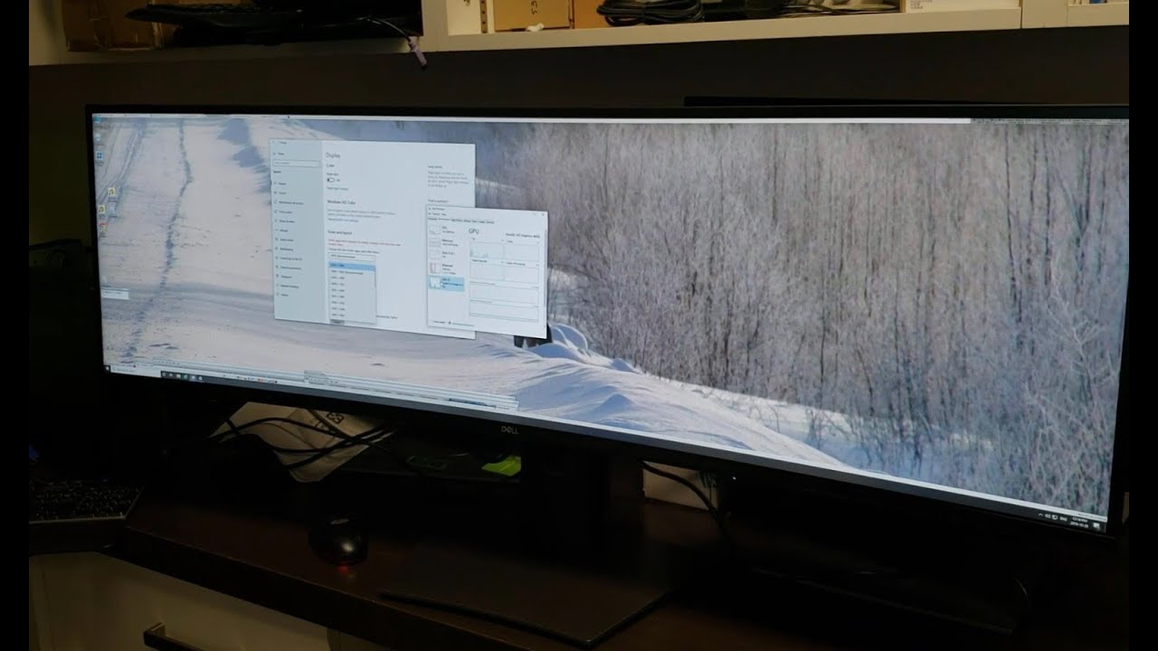 Dell udw monitor unboxing setup configuration