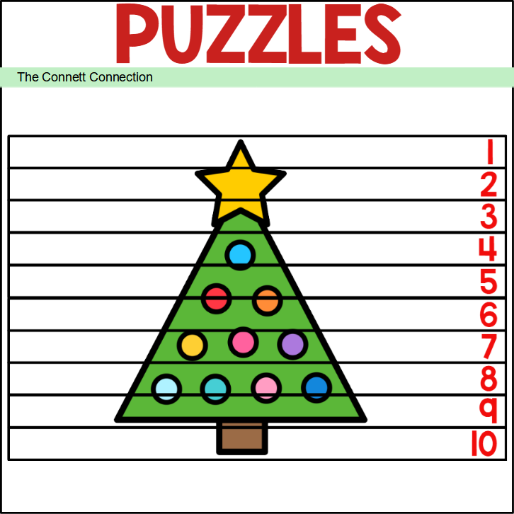 Christmas preschool math counting to activities made by teachers