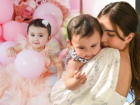 In photos sofia andress daughter zoe is turning one gma entertainment
