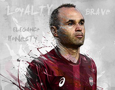 Andres iniesta projects photos videos logos illustrations and branding on