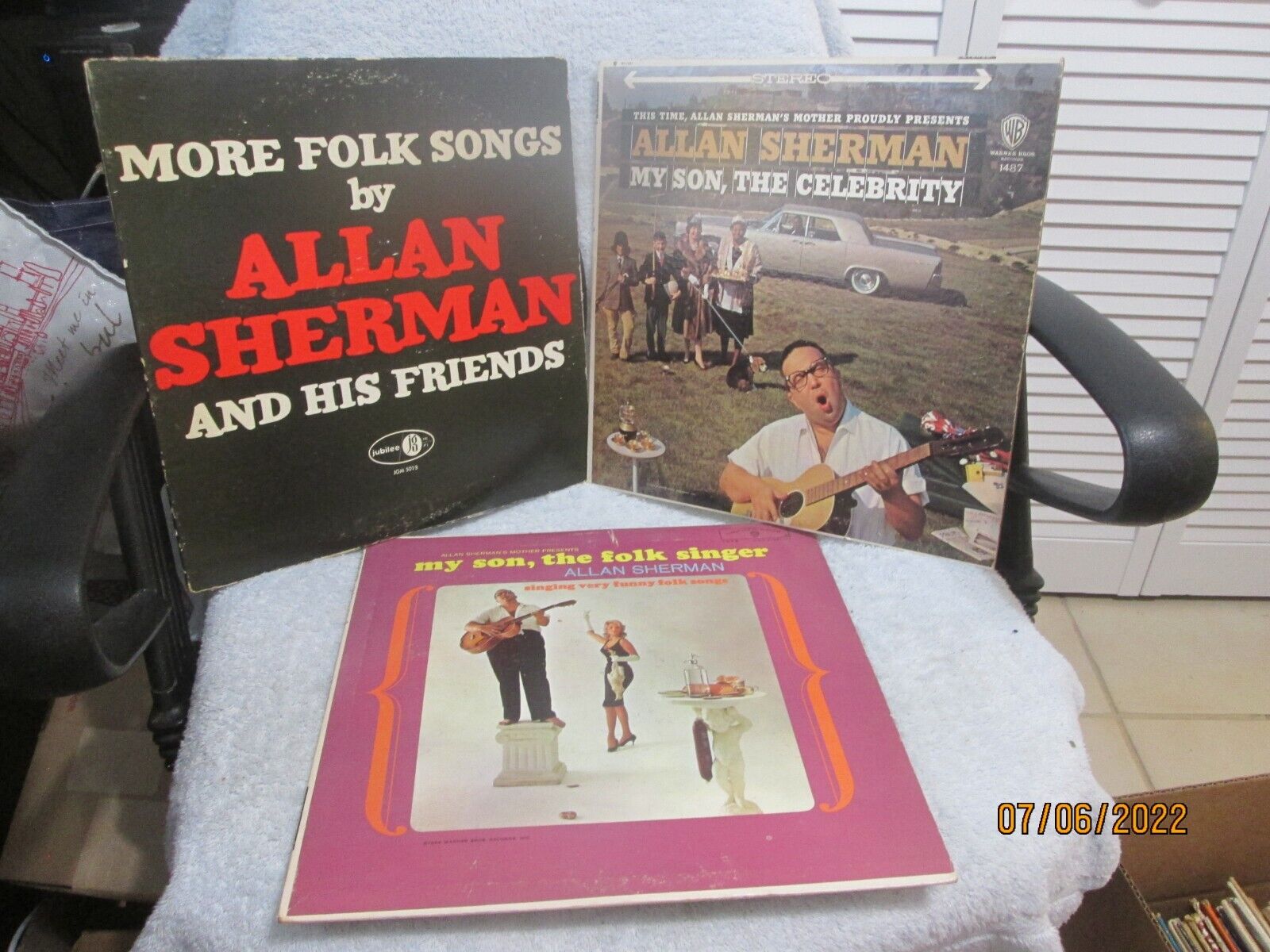 Alan sherman folk songs my son the celebrity amp the folk singer vinyl lp records
