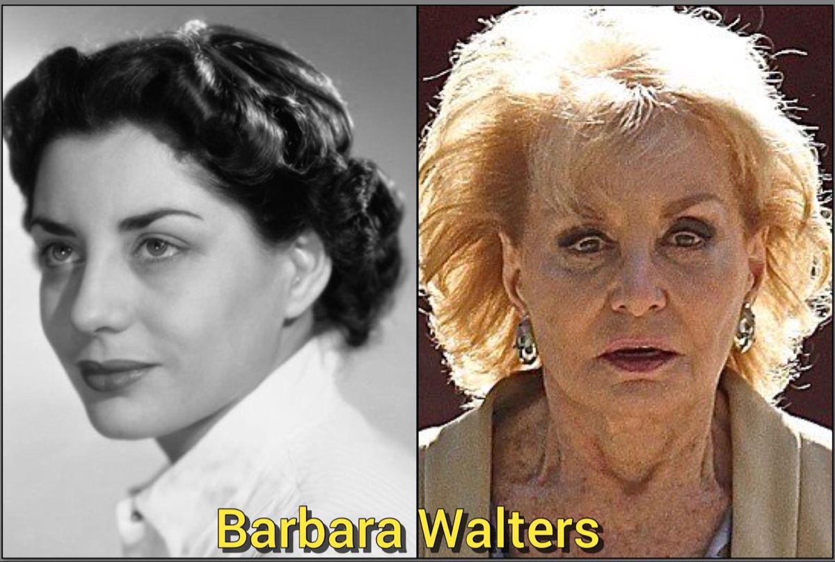 Barbara walters then and now pictures celebrities then and now celebrities before and after