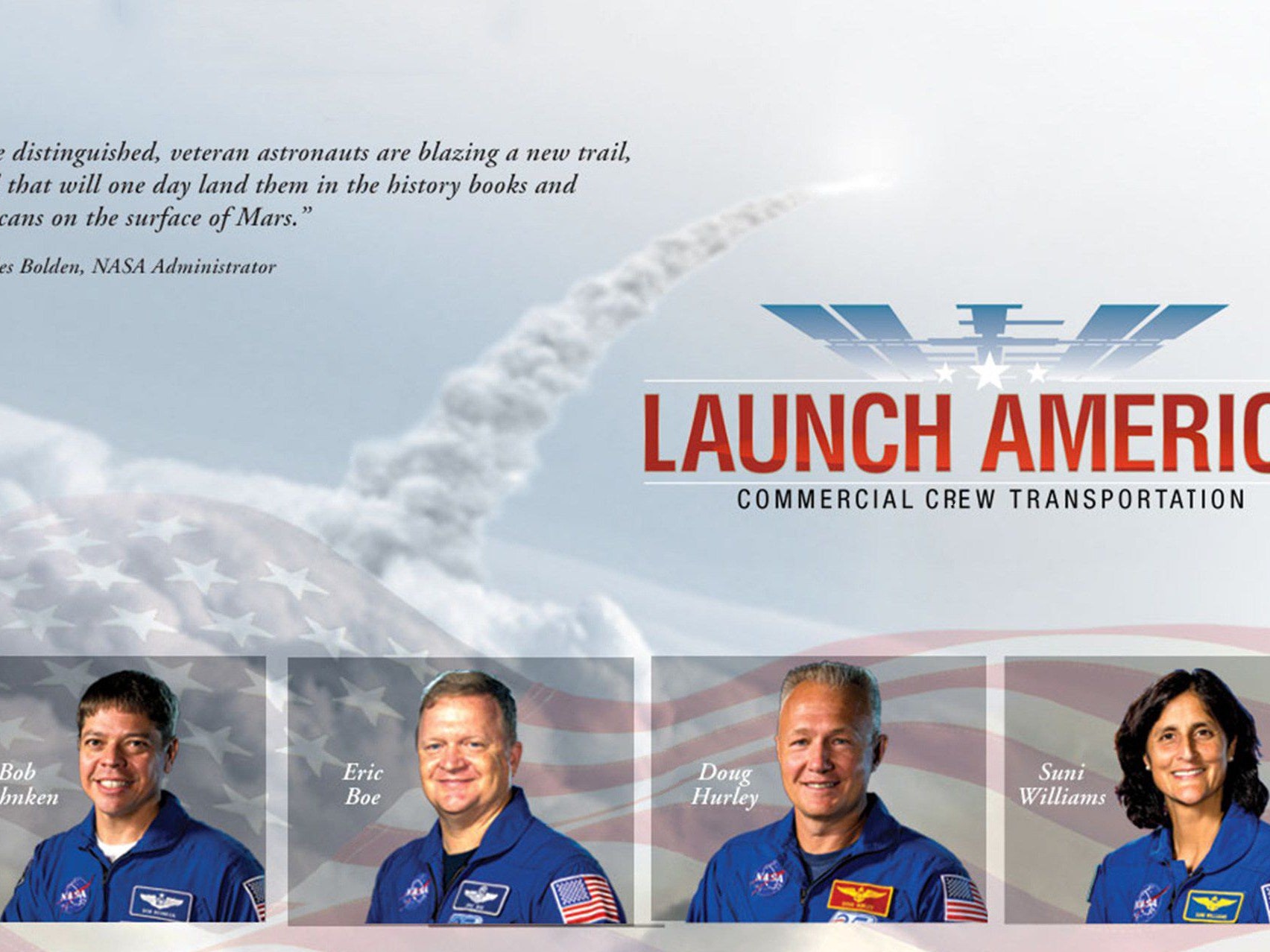 Nasa selects first mmercial space flight crew
